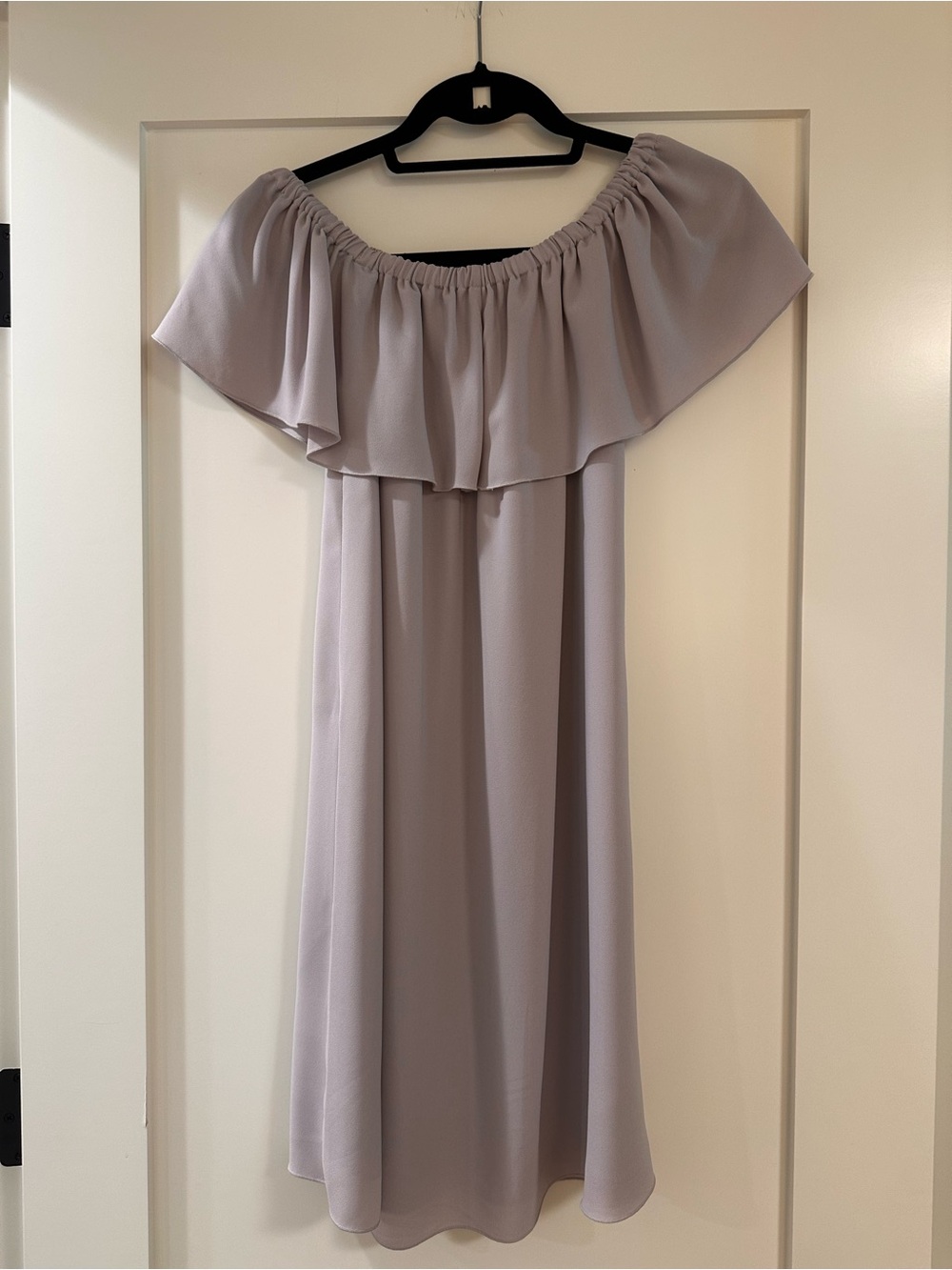 Off-Shoulder Lavender Gray Women’s Dress